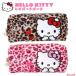  Hello Kitty сумка с мехом леопардовая расцветка пенал макияж сумка косметические мелочи inserting эпоха Heisei девушка Y2K.... ученик старшей школы женский подарок 