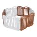 JTC(je-* чай *si-) детский манеж baby салон Family белый × Brown J-7358