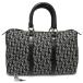  Christian Dior сумка "Boston bag" 35 Toro ta- парусина ручная сумочка Christian Dior