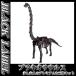 hacomo / BLACK LABELblakiosaurus( черный ) / динозавр картон construction развивающая игрушка модель летние каникулы свободный изучение (B-2524_012665)