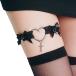  подвязка кольцо Heart Cross чёрный / мода костюмированная игра симпатичный маленький pra аксессуары мелкие вещи Live фотосъемка . Halloween Event (B-3698_917618)