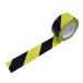  line tape tiger yellow / black 50mm×33m thickness 0.15mm thin indoor out . go in prohibition land readjustment sign 