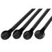 [500ps.@] spoon straw black (.6×210mm) packing none sibase industry import business use snow cone kakigori for [ cash on delivery un- possible ]500 pcs insertion 