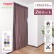  curtain 2 pieces set divider curtain width 100 height 250 Northern Europe insulation .. trim stick ... stylish free cut race UV cut accordion curtain 