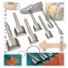���U�[�N���t�g �|���` 7�{�Z�b�g ���~ 10-40mm 7�T�C�Y �v ���U�[ �v�׍H 1/2���E���h �p���Ƃ� �[���Ƃ� �^���� �J�b�e�B���O �H�� DIY ���z �� �C�� HANPONCH �֘A�摜3