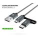 �A���h���C�h �X�}�[�g�t�H�� �݊� USB �}�C�N�� USB�P�[�u�� Type-C �[�d�P�[�u�� 2i 1m