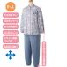  пижама женский длинный рукав довольно большой кнопка маленький размер рост рост стрейч пижама ( верх и низ в комплекте ) 800456 S M L LL уход мода I женщина женщина sinia пожилые люди 