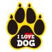 ���Υޡ�������� �Х������������ƥå��� I LOVE DOG �ޥ��ͥå� DO-4 |b03
