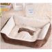  pet bed cat dog mat soft warm cushion square small size autumn winter . floor 