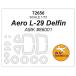 KV модель 72656 1/72 L-29 Delphi n(AMK #86001) + колесо Canopy маскировка сиденье 
