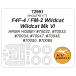 KV модель 72991 1/72 F4F-4 / FM-2 wild кошка / wild кошка Mk VI (aruma хобби #70032 и т.п. ) + колесо маска (aruma хобби для )