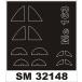 mon Tec sSM32148 1/32 Me 163(mon модель для ) Mini маска 