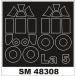 mon Tec sSM48308 1/48 La-5(zbezda для ) Mini маска 