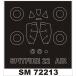 mon Tec sSM72213 1/72spito fire Mk22 ( воздушный фиксирующие детали для ) Mini маска 
