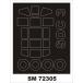 mon Tec sSM72305 1/72 SOC-3 Seagull ( Hasegawa для ) Mini маска 