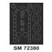 mon Tec sSM72380 1/72da стакан C-47A( наружный только ) IBG для 