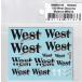 MSMklieishonMSMD183 1/20 McLAREN MP4/13 Mercedes "WEST" переводная картинка ( Tamiya соответствует )