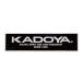 カドヤ ステッカー 小 ブラック/シルバー 8831 KADOYA