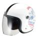 RIDEZ Kids for helmet Jr SPARKPLUGSlaiz Junior spark-plug s white / blue 53-54cm smaller size 
