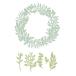 Sale【Sizzix】シジックス　Sizzix Thinlits Die Set 6PK - Wild Leaves Wreath　ダイカット　シンカット　リース　　クリスマス