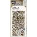 再入荷【Tim Holtz 】Stampers Anonymous　ティムホルツ Layered Stencil Doodle Art 2 - THS142　ステンシル 4.125 X8.5  　ステンシルシート　