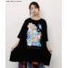 SALE женский мода симпатичный Crayon Shin-chan сотрудничество туника 462020 Crayon Shin-chan ×ScoLarmeruhen цветочный принт туника casual .. серия 