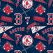  комплект сломан / 10cm единица измерения продолжать . cut MLB Boston красный носки Logo ткань общий рисунок Major League хлопок принт мужчина девочка ткань ручная работа рукоделие импорт 