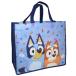  нетканый материал сумка ручная сумочка голубой i эко-сумка L размер герой сумка для покупок произведение место хранения сумка вставка имеется большая сумка BLUEY
