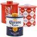  жестяная пластина жестяная банка Corona Coca Cola место хранения 4000ml канистра круг форма крышка есть бардачок сладости inserting кейс inserting предмет Coca * Cola Corona пиво античный 
