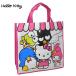  комплект сломан / нетканый материал сумка ручная сумочка Sanrio Hello Kitty эко-сумка L размер герой сумка для покупок произведение место хранения сумка вставка имеется большая сумка 