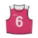 SPALDING( Spalding ) SUB130720 bib s6 шт. комплект No.6~11 розовый баскетбол мужской женский 