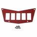 [ параллель импортные товары ] MOOSE UTILITY MOOSE OFFROAD Dash Plate - 5 Switch - Red 100-4383-PU #DRAG #05211712