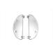 [ сменный товар ] 27-0943 Driver foot панель комплект половина месяц type заказ V twin Half Moon Footboard Set Chrome ( для поиска |