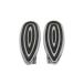 [ сменный товар ] 27-0944 Teardrop дизайн. Driver foot панель комплект заказ V twin Driver Footboard Set with Tea