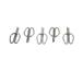 [ параллель импортные товары ] 3181-5jifi- подставка щель булавка p let's .ru зажим заказ V twin Colony Jiffy Stand Clevis Pin