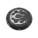 [ сменный товар ] 42-0469 черный 6 отверстие рама Dubey покрытие заказ V twin Black 6-Hole Flame Derby Cover ( для поиска |