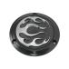 [ сменный товар ] 42-0471 черный 3 отверстие рама Dubey покрытие заказ V twin Black 3-Hole Flame Derby Cover ( для поиска |