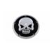 [ сменный товар ] 42-1081 Skull дизайн 5 дыра Dubey покрытие хром заказ V twin Skull Design 5 Hole Derby Cover Chrome ( поиск 