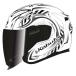 OGK Kabuto EXCEED2 CYBER �T�C�o�[ �p�[���z���C�g�u���b�N XS(53-54) 4966094630805