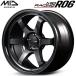 MID MID RACING R06 4�{Set �N���X�^���u���b�N 8.5J-18 5/100+45