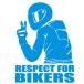 RESPECT RESPECT FOR BIKERSǴ奷 ֥롼  ʥץ饤