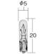 KOITO( Koito ) 1584 12V1.2W W2×4.6d прозрачный мотоцикл измерительный прибор лампочка 