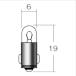 M&amp;H 6V1.5W BA7S 1P7603 мотоцикл измерительный прибор лампочка 