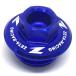 ZETA( Gita ) крышка маслоналивного патрубка голубой Honda / Yamaha / Kawasaki Φ20/P=2.5 F6629 мотоцикл 