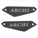 ARCHI(�A�[�L) �����X���C�_�[�p�v���[�g ver.ARCHI Z900RS/CAFE �u���b�N 189-5614 �o�C�N �O�� �X���C�_�[�E�K�[�h