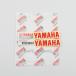  Yamaha оригинальный YAMAHA стикер красный 2 шт. комплект длина 1.4cm x ширина 6cm YAMAHA GENUINE PARTS клик post пересылка 