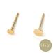  серьги post ( примерно 4mm) пара [ печать ввод ]14KGF Gold Phil do серьги post 3*4mm Flat тарелка имеется металл аллергия соответствует 