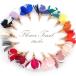  two-tone color - flower tassel (67) 1 piece total length approximately 30~33mm tassel circle can attaching Gold tassel parts tassel charm domestic sending 
