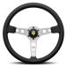 MOMO ���� �X�e�A�����O PROTOTIPO SILVER 370 370mm �v���g�^�C�v �V���o�[ 370 P-7