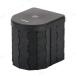 CAPTAIN STAG( Captain Stag ) портативный простой туалет D type ( черный ) UW-5035 предотвращение бедствий безопасность товары предотвращение бедствий товары срочный час для крышка имеется 